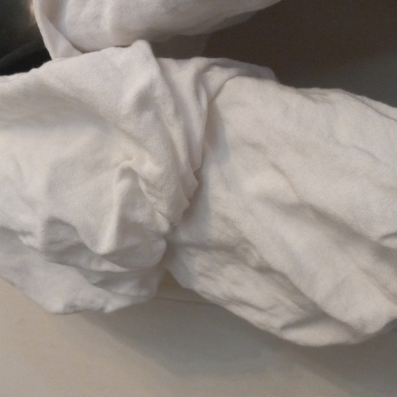 White Puff Sleeve Crop Top - Picture 4 of 4